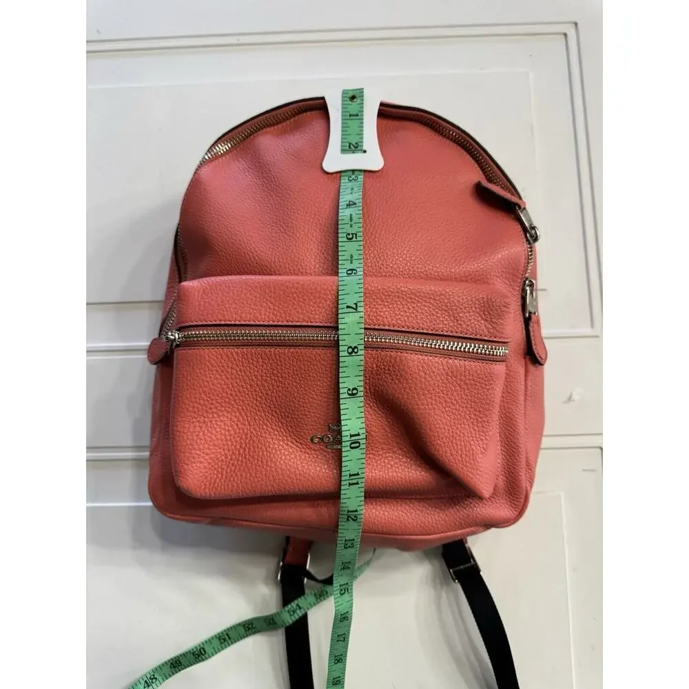 Coach F30550 Medium Charlie Backpack In Pink Coral NWT $350 - Picture 2 of 6